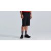 64221 8003 APP TRAIL SHORT W LINER MEN BLK 32 FRONT 3 4
